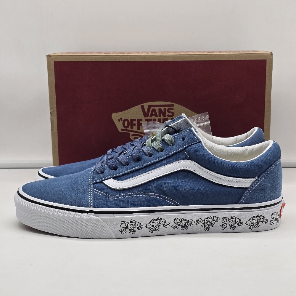 Vans New Old Skool UV Dreams Unisex Size 11 Skate Shoes Navy/True White